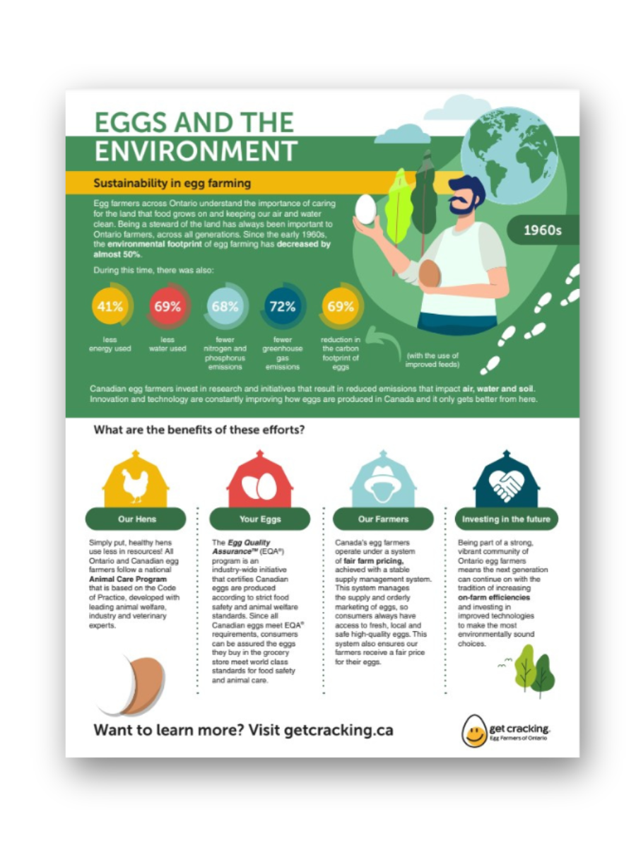 Eggs & the Environment Infographic