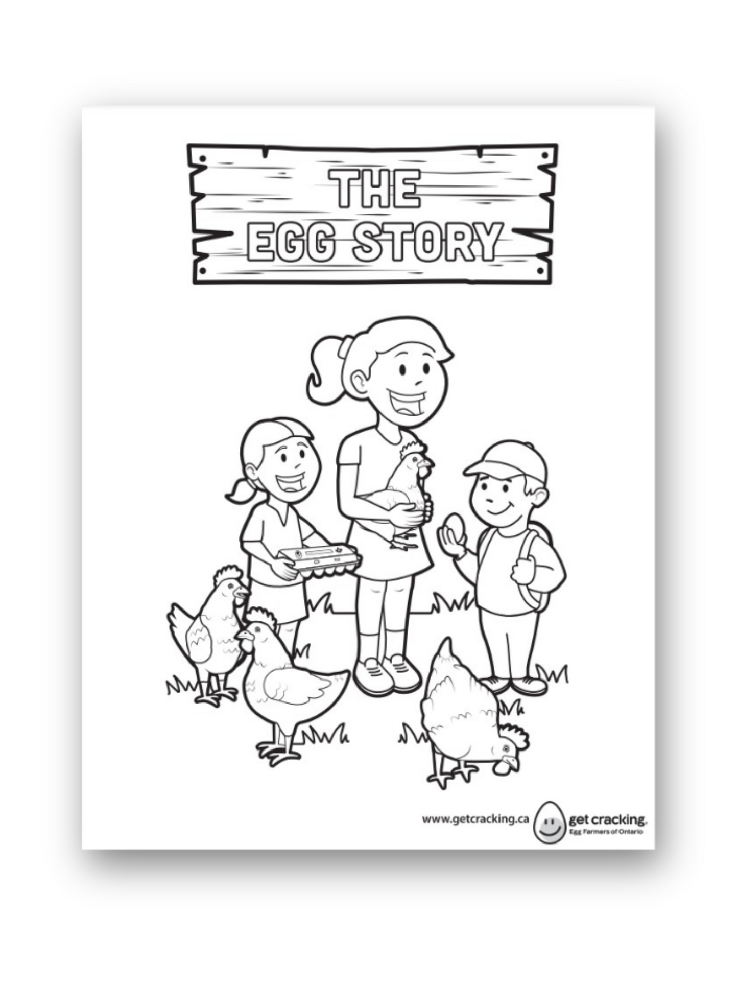 The Egg Story Colouring Book