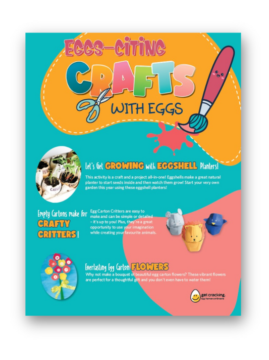 Eggs-citing Crafts Flyer