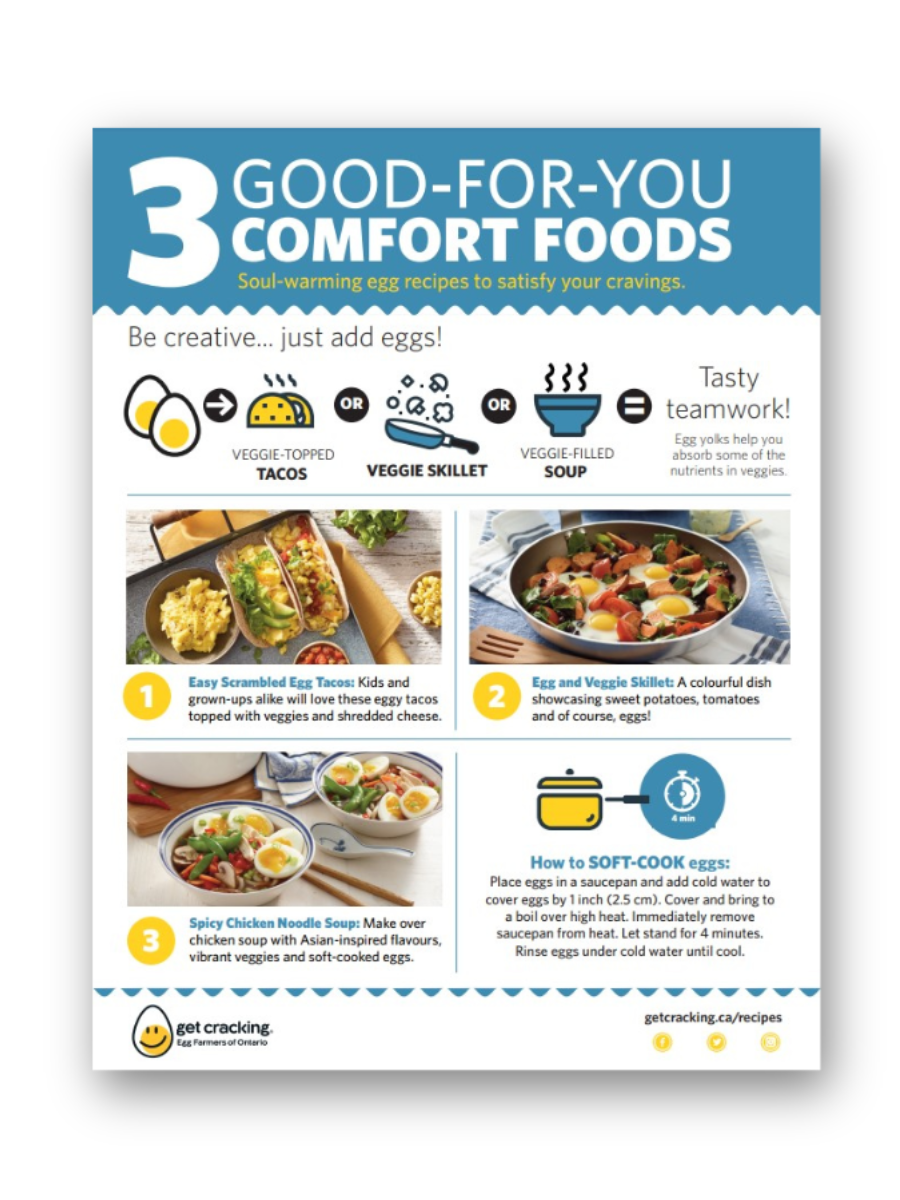 3 Good For Your Comfort Foods (Infographic)