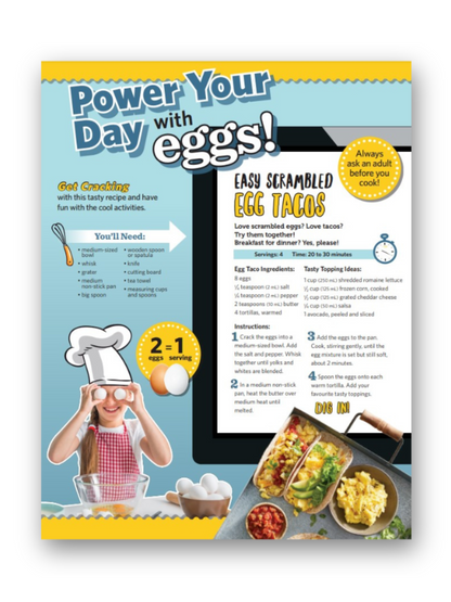 Power Your Day With Eggs (Kids)